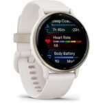 Garmin VivoActive 5 Smart Watch (Ivory/Cream Gold) - Image 2
