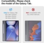 Spigen Samsung Galaxy Tab S10 Ultra/Tab S9 Ultra/Tab S8 Ultra 14.6 Ultra Hybrid Pro Case (Black) - Image 2