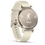 Garmin Lily® 2, Cream Gold with Coconut Silicone Band - Image 2