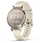 Garmin Lily® 2, Cream Gold with Coconut Silicone Band - Image 4