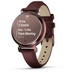 Garmin Lily® 2 Classic, Dark Bronze with Mulberry Leather Band - Image 3