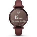 Garmin Lily® 2 Classic, Dark Bronze with Mulberry Leather Band - Image 6