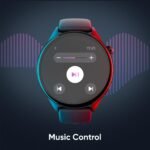 Ryze Wave Smart Watch MP3 (Black/Blue) - Image 6