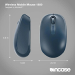 Incase Designed by Microsoft Wireless Mobile Mouse 1850 Wool Blue - Image 6