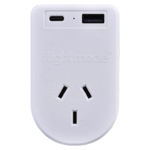 Flight Mode Outbound Travel Adapter Earthed with USB C and A - Image 4