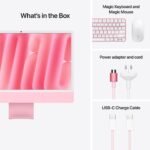 Apple iMac with Retina 4.5K Display 24-inch, M4 Chip 8-core 256GB (Pink)[2024] - Image 9