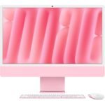 Apple iMac with Retina 4.5K Display 24-inch, M4 Chip 10-core 256GB (Pink)[2024]