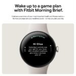 Google Pixel Watch 3 Wi-Fi 45mm (Matte Black with Obsidian Active Band) - Image 11