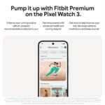 Google Pixel Watch 3 Wi-Fi 45mm (Matte Black with Obsidian Active Band) - Image 12