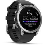 Garmin fenix® E 47mm Stainless Steel with Black Band - Image 8