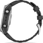 Garmin fenix® E 47mm Stainless Steel with Black Band - Image 10
