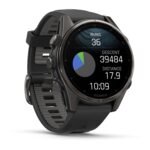 Garmin fenix® 8 43mm AMOLED Sapphire Edition Carbon Grey Titanium with Pebble Grey Band - Image 7