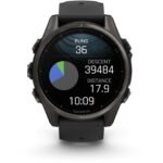 Garmin fenix® 8 43mm AMOLED Sapphire Edition Carbon Grey Titanium with Pebble Grey Band - Image 9