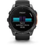 Garmin fenix® 8 51mm AMOLED Glass Slate Grey with Black Band - Image 9