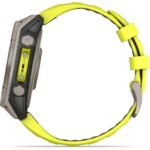 Garmin fenix® 8 47mm SOLAR Sapphire Edition Bare Titanium with Amp Yellow + Graphite Band - Image 10