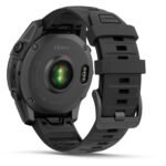 Garmin fenix® E 47mm Slate Grey Steel with Black Band - Image 12