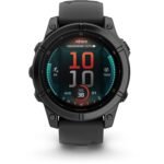 Garmin fenix® E 47mm Slate Grey Steel with Black Band - Image 3