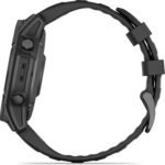 Garmin fenix® E 47mm Slate Grey Steel with Black Band - Image 10