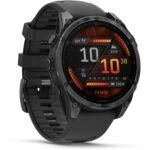 Garmin fenix® 8 47mm AMOLED Glass Slate Grey Steel with Black Band - Image 2