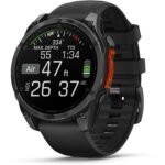Garmin fenix® 8 47mm AMOLED Glass Slate Grey Steel with Black Band - Image 4
