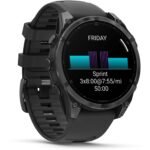 Garmin fenix® 8 47mm AMOLED Glass Slate Grey Steel with Black Band - Image 8