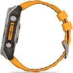 Garmin fenix® 8 51mm AMOLED Sapphire Edition Titanium with Spark Orange + Graphite Band - Image 11