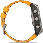 Garmin fenix® 8 51mm AMOLED Sapphire Edition Titanium with Spark Orange + Graphite Band - Image 12