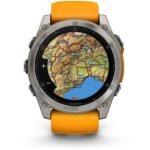 Garmin fenix® 8 51mm AMOLED Sapphire Edition Titanium with Spark Orange + Graphite Band - Image 6