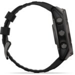 Garmin fenix® 8 51mm SOLAR Sapphire Edition Carbon Grey Titanium with Black + Pebble Grey Band - Image 11