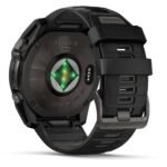 Garmin fenix® 8 51mm SOLAR Sapphire Edition Carbon Grey Titanium with Black + Pebble Grey Band - Image 12