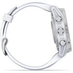 Garmin fenix® 8 43mm AMOLED Glass Bare Stainless Steel with Whitestone Band - Image 11