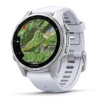Garmin fenix® 8 43mm AMOLED Glass Bare Stainless Steel with Whitestone Band - Image 4