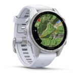 Garmin fenix® 8 43mm AMOLED Glass Bare Stainless Steel with Whitestone Band - Image 5