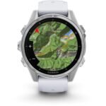 Garmin fenix® 8 43mm AMOLED Glass Bare Stainless Steel with Whitestone Band - Image 6