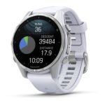 Garmin fenix® 8 43mm AMOLED Glass Bare Stainless Steel with Whitestone Band - Image 7