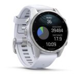 Garmin fenix® 8 43mm AMOLED Glass Bare Stainless Steel with Whitestone Band - Image 8