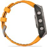 Garmin fenix® 8 47mm AMOLED Sapphire Edition Titanium with Spark Orange + Graphite Band - Image 11
