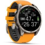 Garmin fenix® 8 47mm AMOLED Sapphire Edition Titanium with Spark Orange + Graphite Band - Image 5