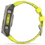 Garmin fenix® 8 51mm SOLAR Sapphire Edition Bare Titanium with Amp Yellow + Graphite Band - Image 11