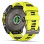 Garmin fenix® 8 51mm SOLAR Sapphire Edition Bare Titanium with Amp Yellow + Graphite Band - Image 12