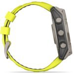 Garmin fenix® 8 51mm SOLAR Sapphire Edition Bare Titanium with Amp Yellow + Graphite Band - Image 10