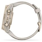 Garmin fenix® 8 43mm AMOLED Saphire Edition Soft Gold with Fog Grey Band - Image 11