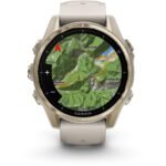 Garmin fenix® 8 43mm AMOLED Saphire Edition Soft Gold with Fog Grey Band - Image 9