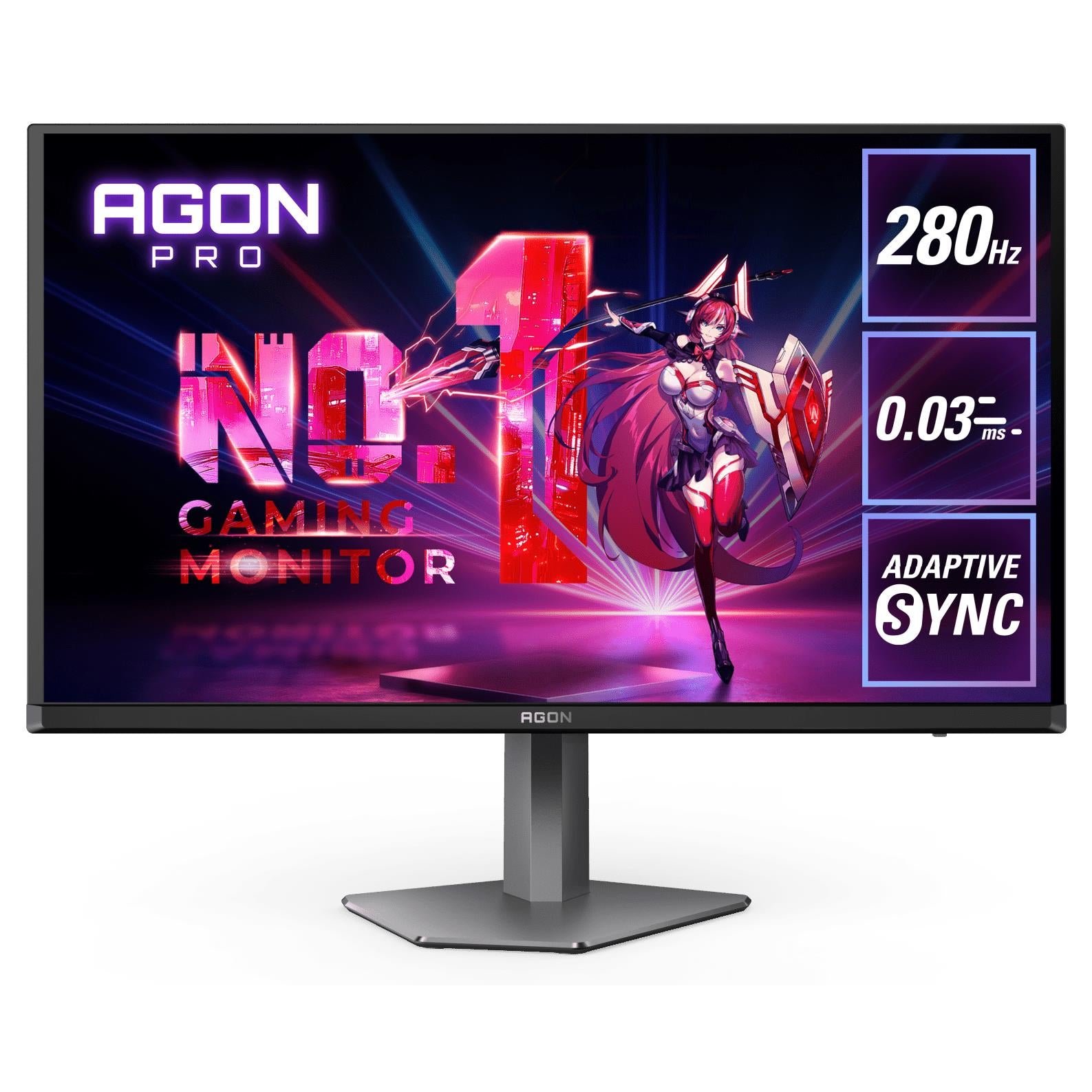 781898-Product-0-I-639125140803144066.jpg AOC AGON AG276QZD2 26.5" QHD QD-OLED 280Hz Gaming Monitor - Image 1