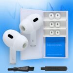 Comply Headphone Ear Tips for AirPods Pro 1 & 2 Gen (White) [Large] - Image 9