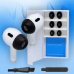 Comply Headphone Ear Tips for AirPods Pro 1 & 2 Gen (Black) [Small] - Image 9