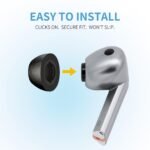 Comply Headphone Ear Tips for Samsung Galaxy Buds3 Pro (Black) [Medium] - Image 7