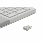 Kensington Dual Comfort Keyboard Split Keys Ergonomic Bluetooth|USB Wrist Rest Grey White - Image 5