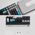 Qwetykeys Neo Studio Neo98 Prebuilt Wireless Mechanical Keyboard (Spray-coated White) - Image 7