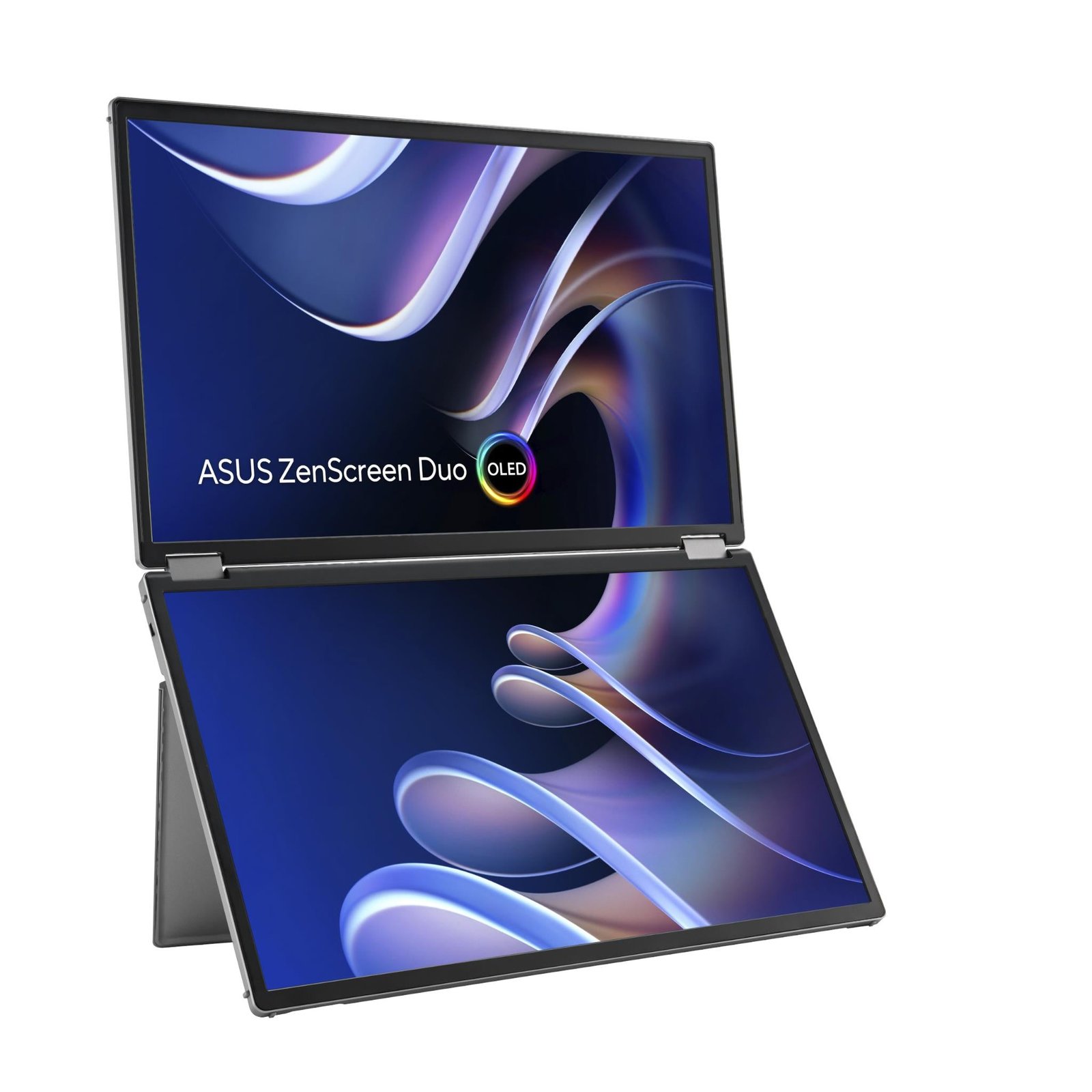 807618-Product-0-I-638947065623280855.jpg ASUS ZenScreen Duo Dual 14" OLED 360° Portable Monitor - Image 1